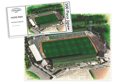 Plymouth Argyle FC Home Park Stadium Fine Art Jigsaw Puzzle
